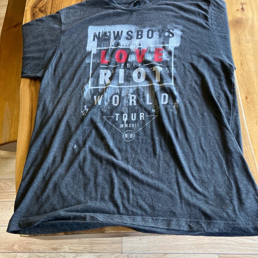 Newsboys 2017 Love Riot World Tour Graphic Tee